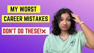 7 Worst Career Mistakes I Made in my 20s | First Job Mistakes | Insider Gyaan