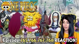 RAIZO IS SAFE! One Piece Episode 765, 766, 767, 768 REACTION!