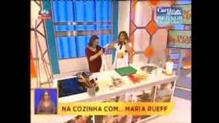 Maria Rueff cozinha no "Boa Tarde"