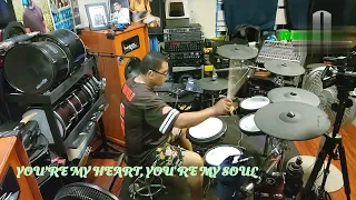 YOU'RE MY HEART YOU'RE MY SOUL / MODERN TALKING / DRUM COVER / @ronstv4881