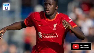 Close-up look at Liverpool's Ibrahima Konate vs Mainz