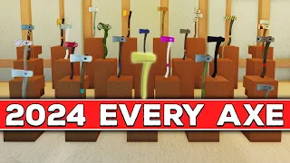 EVERY AXE in Lumber Tycoon 2! [2024] Best Axes