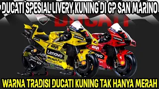 KEREN😎DUCATI MOTOGP RESMI PAKAI LIVERY KUNING GIALLO GP SAN MARINO ITALIA🤩DUCATI BUKAN HANYA MERAH😱