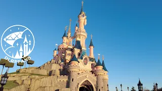 Disneyland Paris 2022 Walkthrough with Rides in 4k