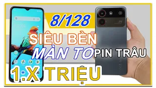 MỞ HỘP ZTE A54: 8/128, SIÊU BỀN, MÀN TO, PIN TRÂU, 1.X TRIỆU !!!