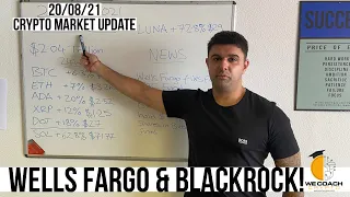 Crypto Market Update & Major News - Wells Fargo & Blackrock!