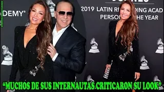 A THALIA LA CRITICAN POR SU LOOK EN LA GALA DE LOS LATIN GRAMMY