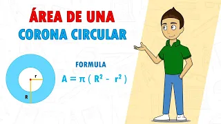 ÁREA DE UNA CORONA CIRCULAR Super fácil - Para principiantes