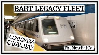 END OF AN ERA: September 11, 1972 to April 20, 2024 (BART Legacy Fleet Retirement Ceremony & Ride)