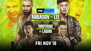 ONE On Prime Video 4: Abbasov vs. Lee | Lead Card