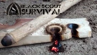 Hand Drill Primitive Fire Making Technique- Black Scout Tutorials