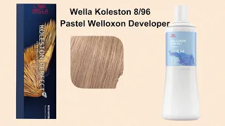 Using Wella Koleston Perfect Shade 8/96 On Blondes -  Welloxon Perfect Pastel 1:2