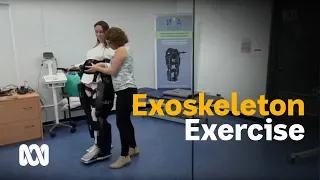 Exoskeleton exercise devices to improve outcomes for severe mobility impairment | ABC Australia