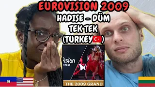 REACTION TO Hadise - Düm Tek Tek (Turkey 🇹🇷 Eurovision 2009) | FIRST TIME LISTENING TO HADISE