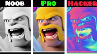 Barbarians Clash Royale Noob vs Pro vs Hacker