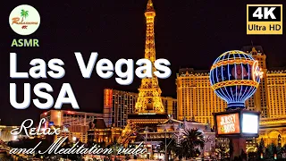 4K, Las Vegas, Travel vlog Las Vegas, 한눈에 보는 라스베이거스의 야경, 카지노 천국, 환락가 라스베이거스, 벨라지오 호텔의 분수쇼, SEMA 박람회,