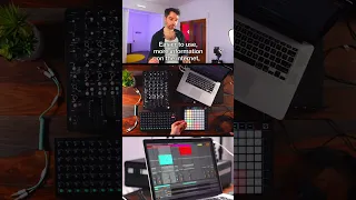 Hybrid setups can be timesavers! #dawless #synth #abletonlive #musicproducer #shorts