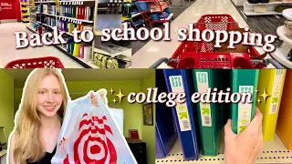 Back to School Shopping + Haul | COLLEGE edition ✏️