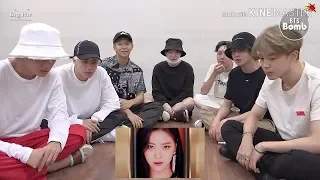 BTS REACTING TO ITZY 'DALLA DALLA' MV WITH SUBS (FMV)