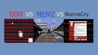 The Virus Battle Episode 1: 000 VS MEMZ VS WannaCry