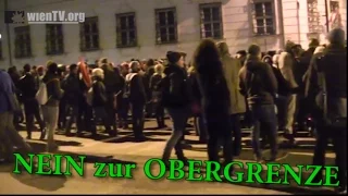 NEIN zur ‪#‎Obergrenze‬ _ Demo gegen die Verschärfung der Asylgesetze in Wien