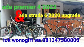 hari ini ada xtrada 6 2020 upgrade dan premier 4 #jualbelisepeda #mtb #polygon #xtrada #sepedabekas