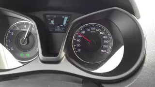 Hyundai ix20 1.4i 66kW acceleration 0-120