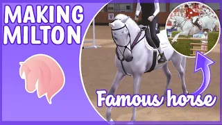 EQUESTRIAN THE GAME ⭐ Creating MILTON ⭐ Famous Show Jumping Horse