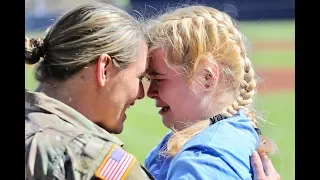 Anna Seale's Military Surprise Return Home