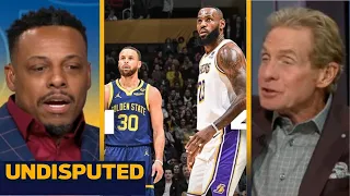 UNDISPUTED | "Lakers are DONE!" - Paul Pierce tells Skip Bayless on Warriots beat Lakers 128-121