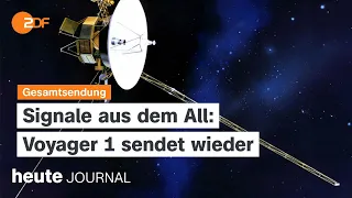 heute journal vom 23.04.2024 AfD Spionagevorwürfe, Voyager 1 sendet wieder Signale, Wahlgesetz,