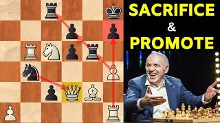 Kasparov's Insane QUEEN SACRIFICE vs Kramnik | Attacking Chess Game