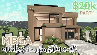 MEGA Modern 20k Bloxburg APARTMENT | House Build: 2 Story *WITH VOICE*