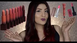 HUDA Beauty Power Bullet Rose Lipstick Dupes | All Shades | Shreya Jain