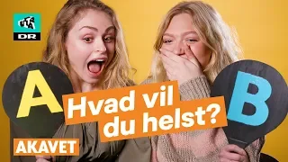 Jasmin Lind og Natasja Vind: Super AKAVET kys? | Akavet | Ultra
