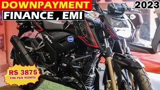 2023 TVS Apache RTR 200 4V Downpayment and EMI || Finance of Apache RTR 200 || Apache 200 OBD2 & E20