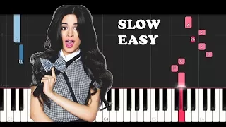 Camila Cabello - Havana (SLOW EASY PIANO TUTORIAL)