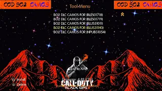 COD BO2 DLC Camos Installer Tool BLES/BLUS/NPUB/ (HEN&CFW)