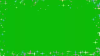 Green Screen Sparkle Frame Glitters Colour Shiny Футаж Рамка Блеск цветной Хромакей