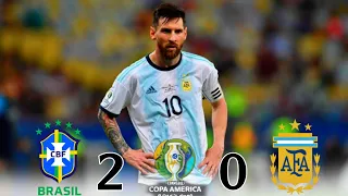 البرزيل 2-0 والأرجنتين  نصف نهائي كوبا امریکا 2019 -{ عصام الشوالي}