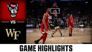 NC State vs. Wake Forest Men's Basketball Highlights (2022-23)