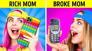 RICH Bad MOM Vs BROKE Good MOM | Relatable Moments And Funny Hacks For Any Occasion By Bla Bla Jam