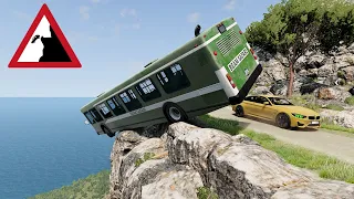 Cars vs cliff roads BeamNG.drive #07