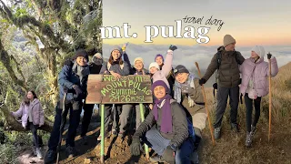 mt. pulag vlog: 12hrs hike⁉️, super cold weather 🥶, & finally ~the view~ 🌄🥹