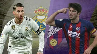 Real madrid vs Huesca live football match