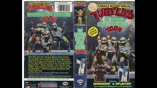 Teenage Mutant Ninja Turtles: The Coming Out Of Their Shells Tour (1990) VHS Rip