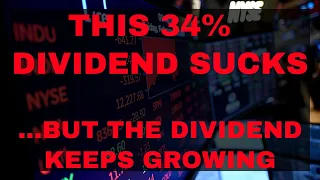 This 34% Yielding Dividend Stock Sucks... But It Keeps Growing