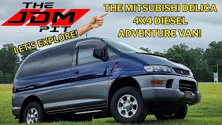 Let's Explore, Test Drive, and Review this Mitsubishi Delica/L400 Diesel 4x4 Adventure Van!