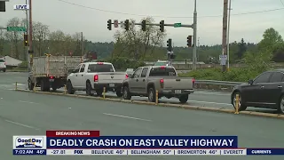 Deadly crash on East Valley Highway | FOX 13 Seattle