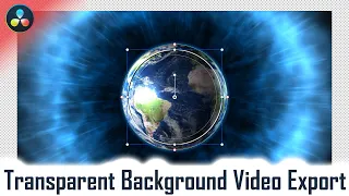 Transparent Background Video Export in DaVinci Resolve